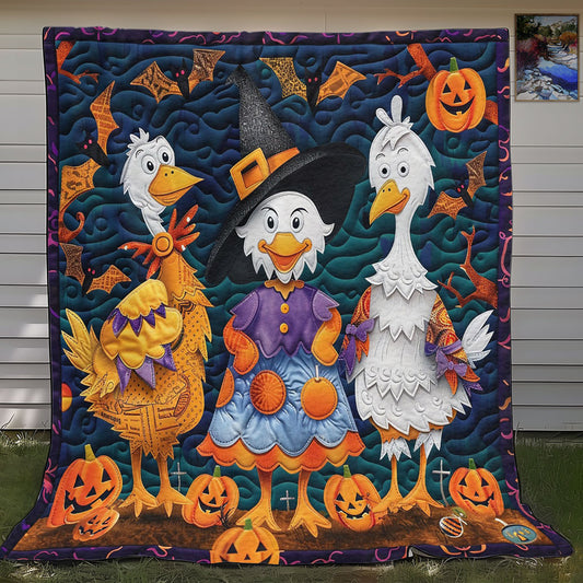 Chicken Halloween WO2908004CL Quilt