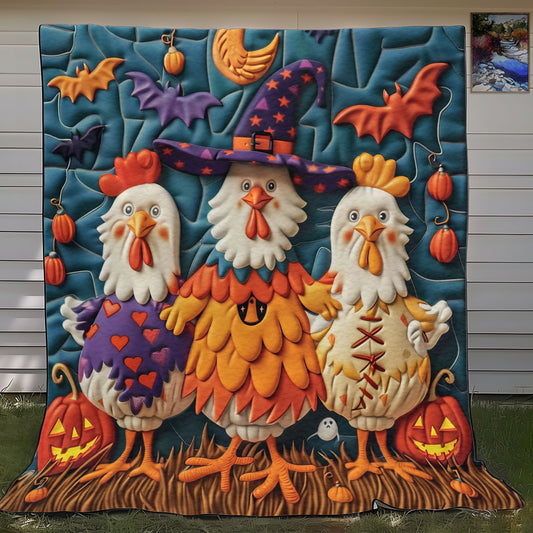 Chicken Halloween WO2908006CL Quilt