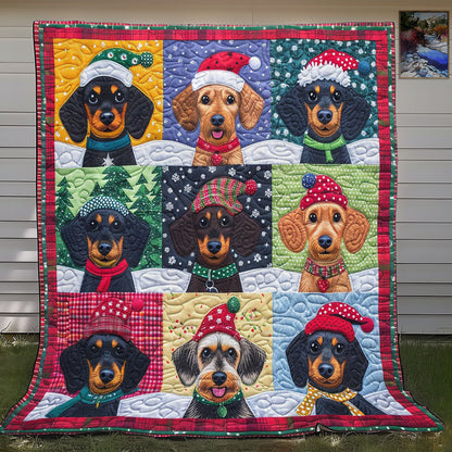 Doxie Cute WO2308004CL Quilt
