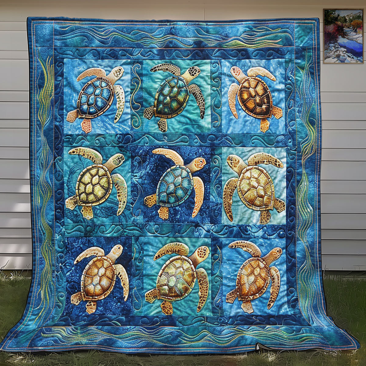 Sea Turtles WO248033CL Quilt