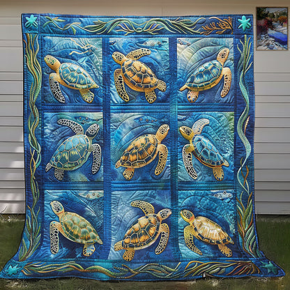 Sea Turtles WO2608032CL Quilt