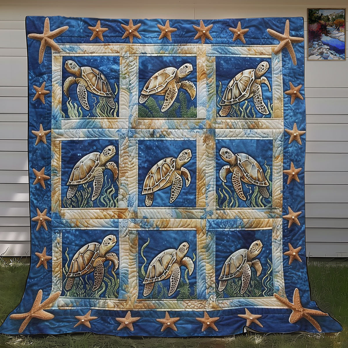 Sea Turtles WO2608035CL Quilt