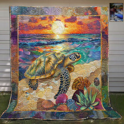 Turtle And Sunset WO2608048CL Quilt