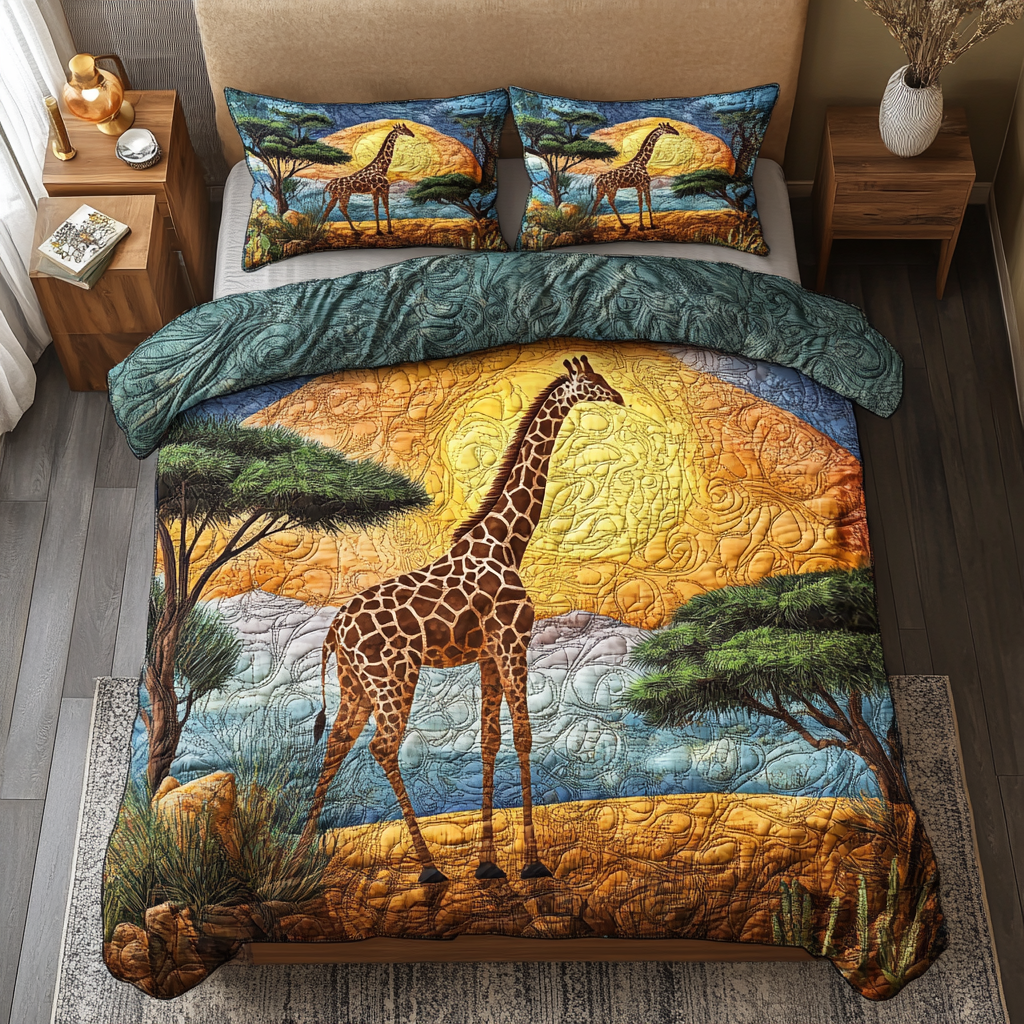 Giraffe Symphony YR1702027CL Duvet Cover Set