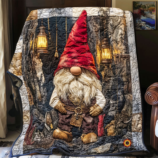 Gnome In The Cave WU2012007CL Quilt