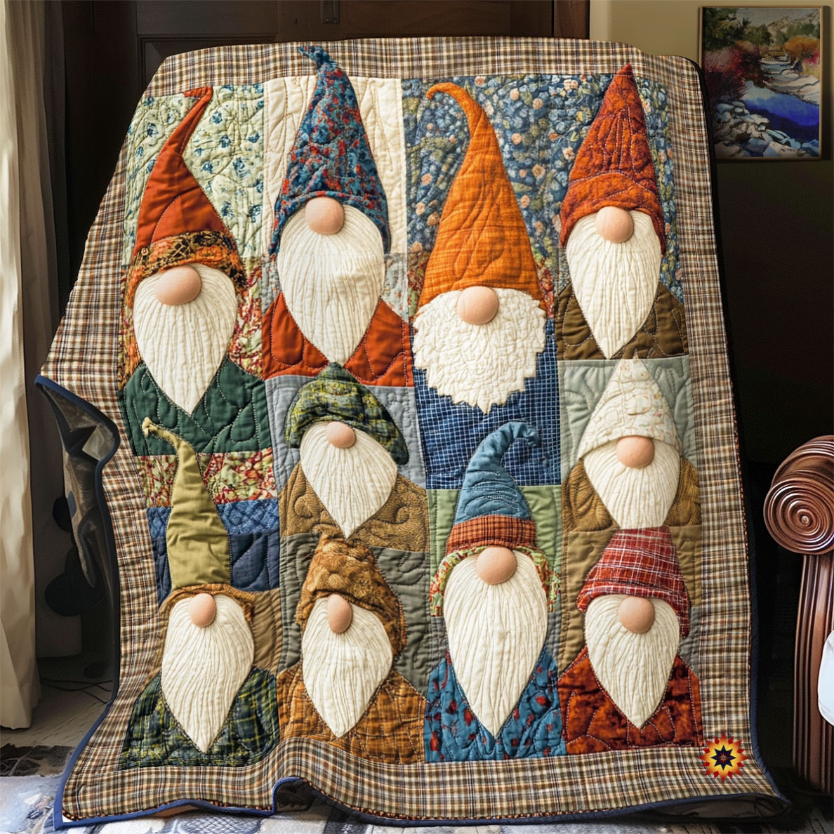 Gnomes WU2012020CL Quilt
