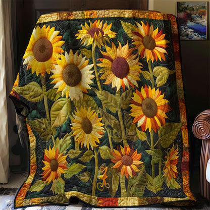 Golden Bloom WN2607009CL Quilt