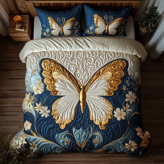 Golden Butterfly XR2002018CL Duvet Cover Set