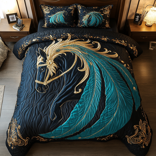 Golden Gallop Dreams YR2301012CL Duvet Cover Set