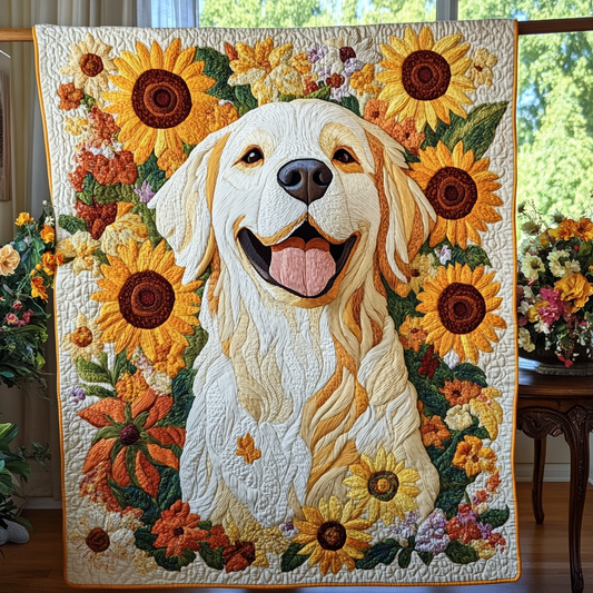 Golden Rays of Joy YR0201030CL Quilt