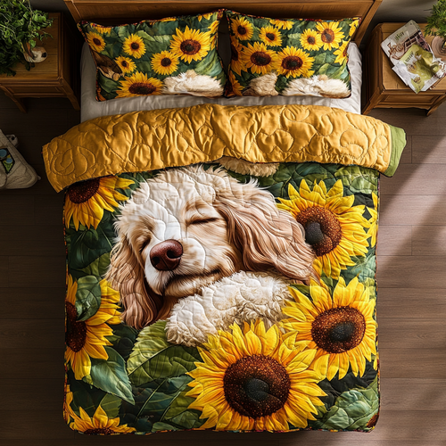 Golden Retriever Garden YR2201014CL Duvet Cover Set