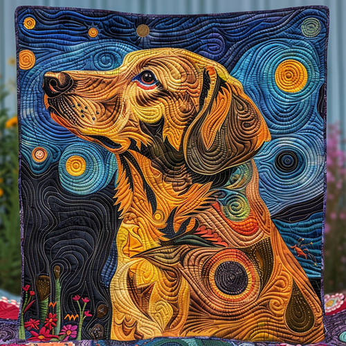 Golden Retriever Star XR1805019CL Quilt