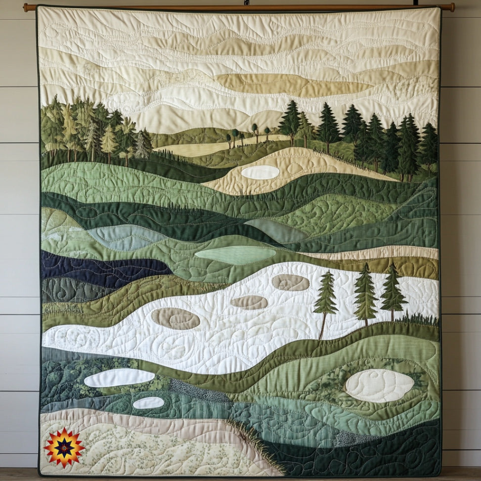 Golf Field WU0912074CL Quilt
