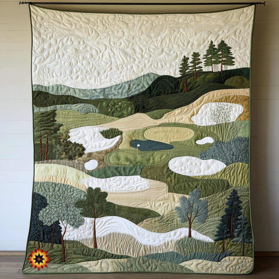 Golf I Love The Field WU0912053CL Quilt