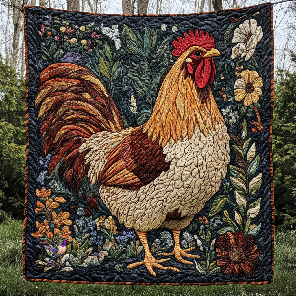 Gorgeous Chicken WU0811097CL Quilt
