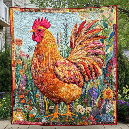 Gorgeous Chicken WU0811099CL Quilt