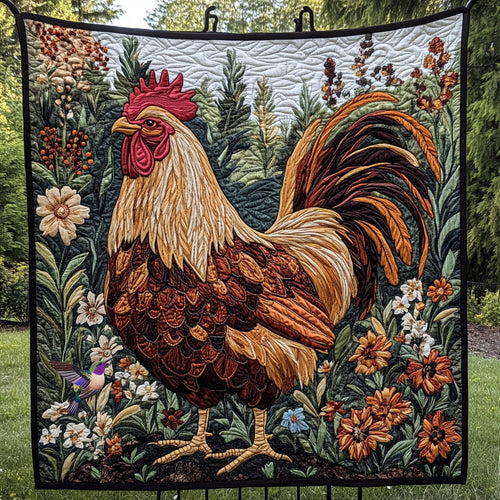 Gorgeous Chicken WU0811101CL Quilt