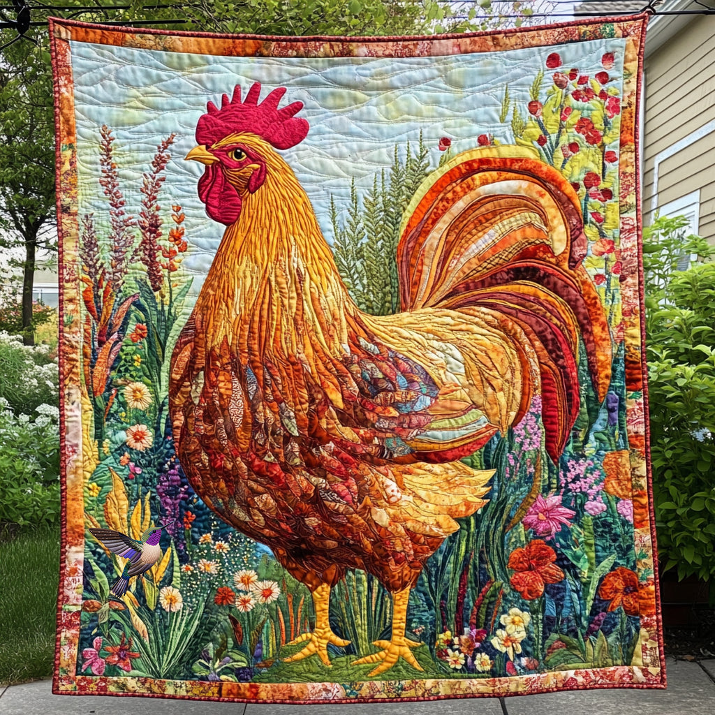 Gorgeous Chicken WU0811105CL Quilt