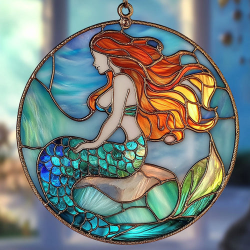 Gorgeous Mermaid Life WU1701033CL Suncatcher