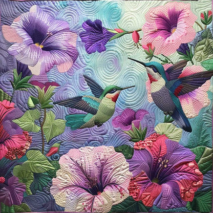 Graceful Hummingbirds XR0908024CL Quilt