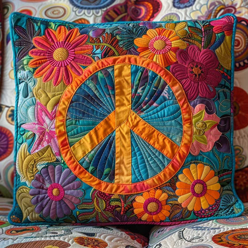 Groovy Hippie XR2407003CL Quilt Pillow Case