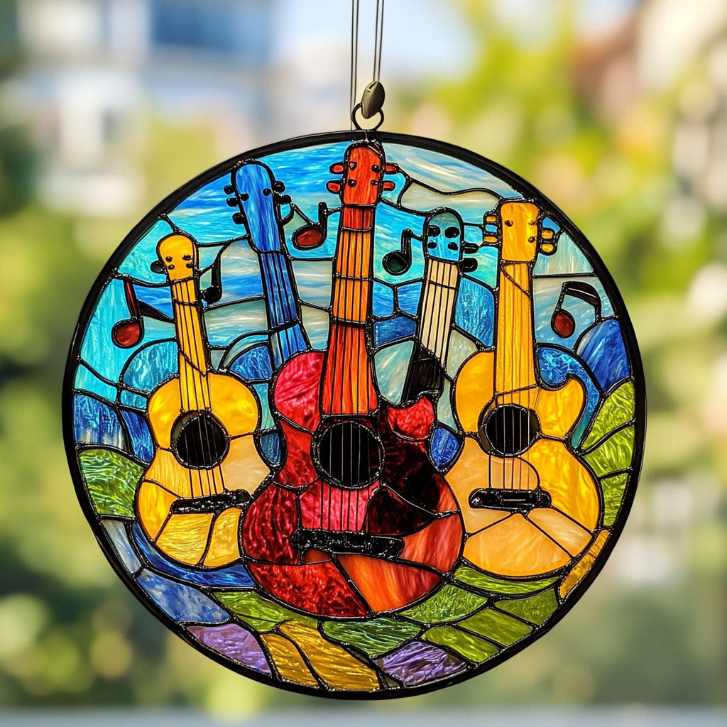 Guitar Rock WU1601002CL Suncatcher