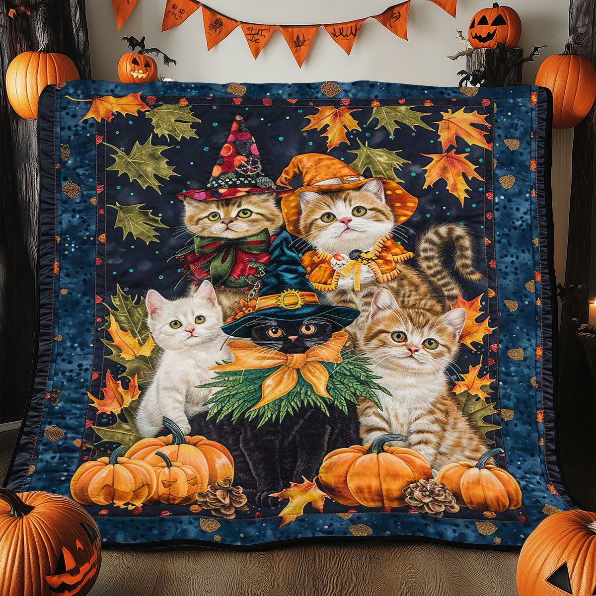 Halloween Cat WJ0509014CL Quilt