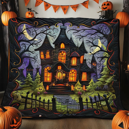 Halloween House WJ0609012CL Quilt