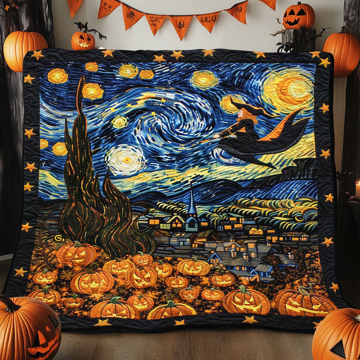 Halloween Witch WJ2108017CL Quilt