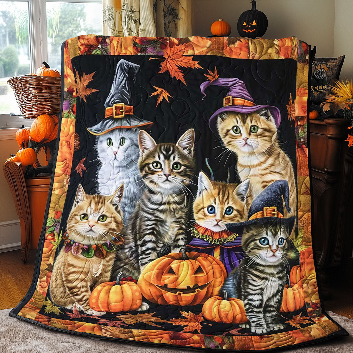 Halloween Cat WJ0609010CL Quilt