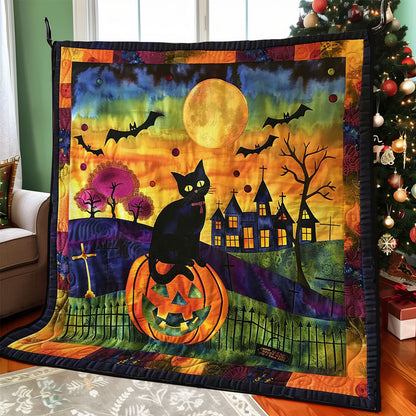 Halloween Cat WJ1908014CL Quilt