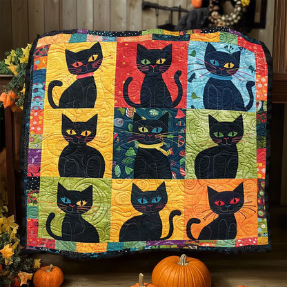 Colorful Cats WJ2108010CL Quilt