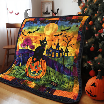 Halloween Cat WJ1908014CL Quilt