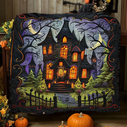 Halloween House WJ0609012CL Quilt