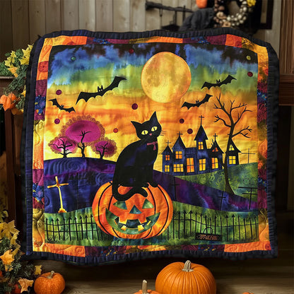 Halloween Cat WJ1908014CL Quilt