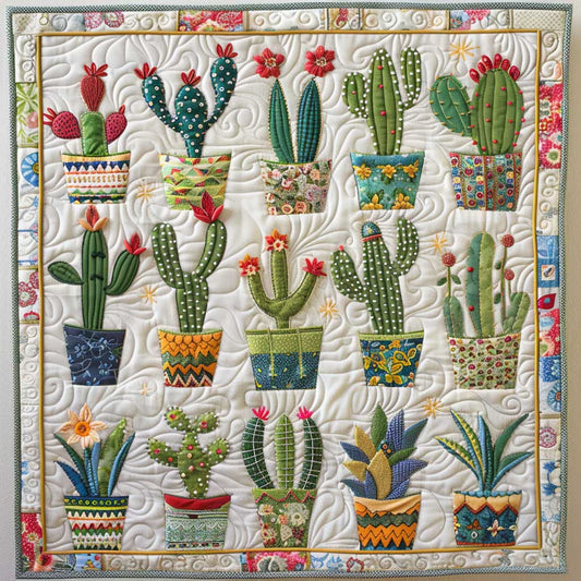 Happy Cacti XR1408008CL Quilt