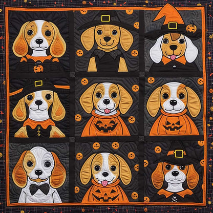 Happy Halloween Beagle XR1908012CL Quilt