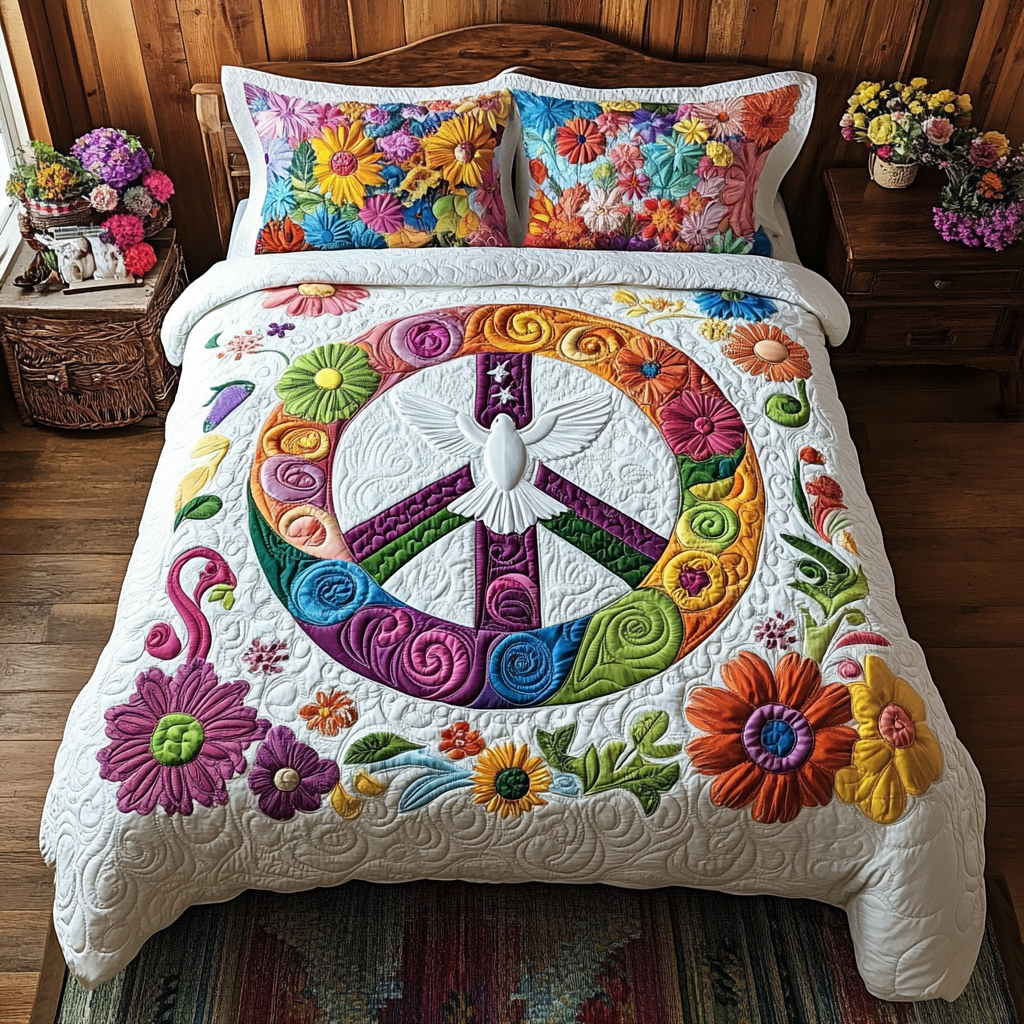 Harmony Blooms YR2201017CL Duvet Cover Set