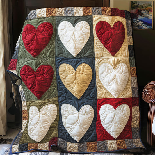 Heart YR0201032CL Quilt