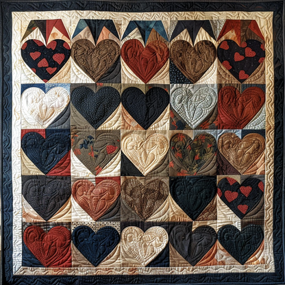 Hearts WJ1206007CL Quilt