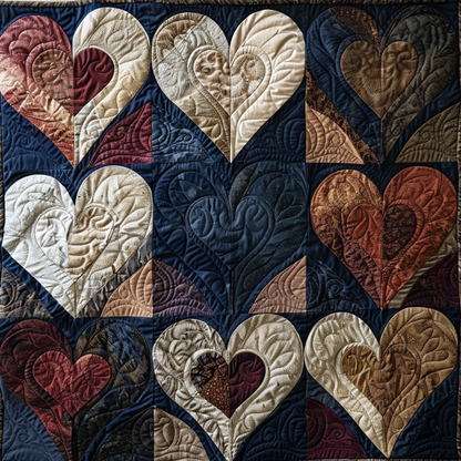Hearts WJ1206008CL Quilt