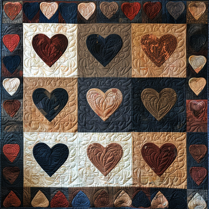 Hearts WJ1306008CL Quilt