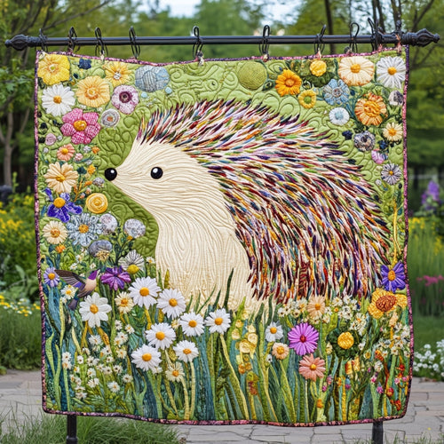 Hedgehog In The FieldWU0912064CL Quilt