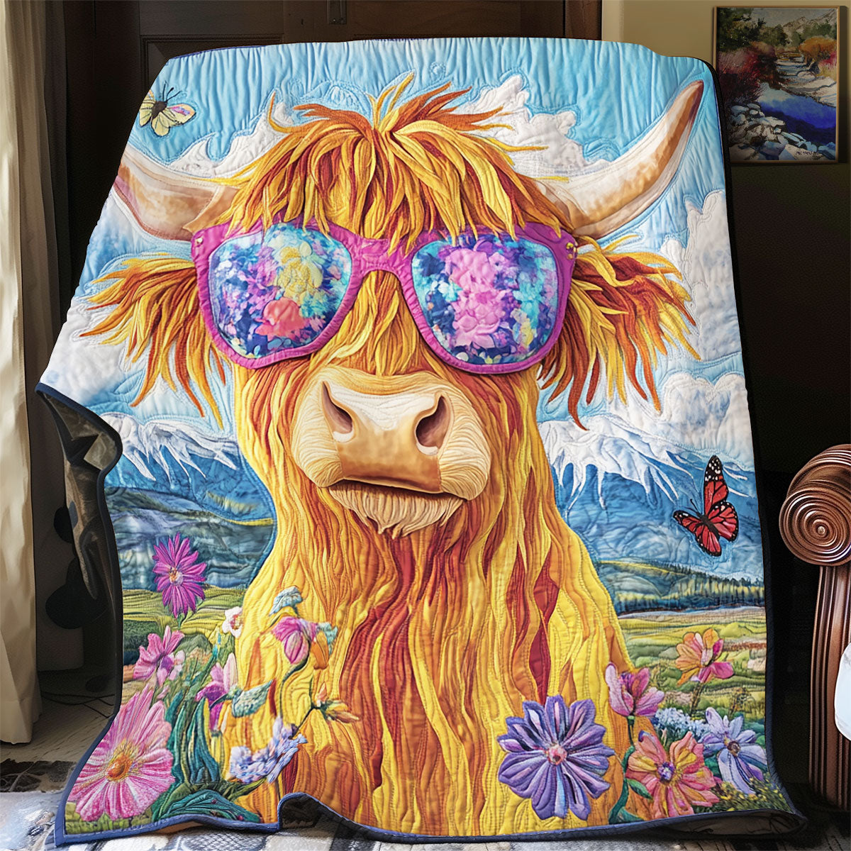 Highland Cow YR2901028CL Quilt