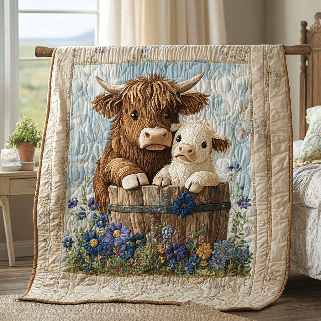 Highland Snuggles YR1002042CL Quilt