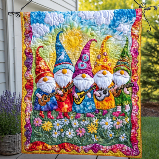 Hippie Gnome WU2612117CL Quilt