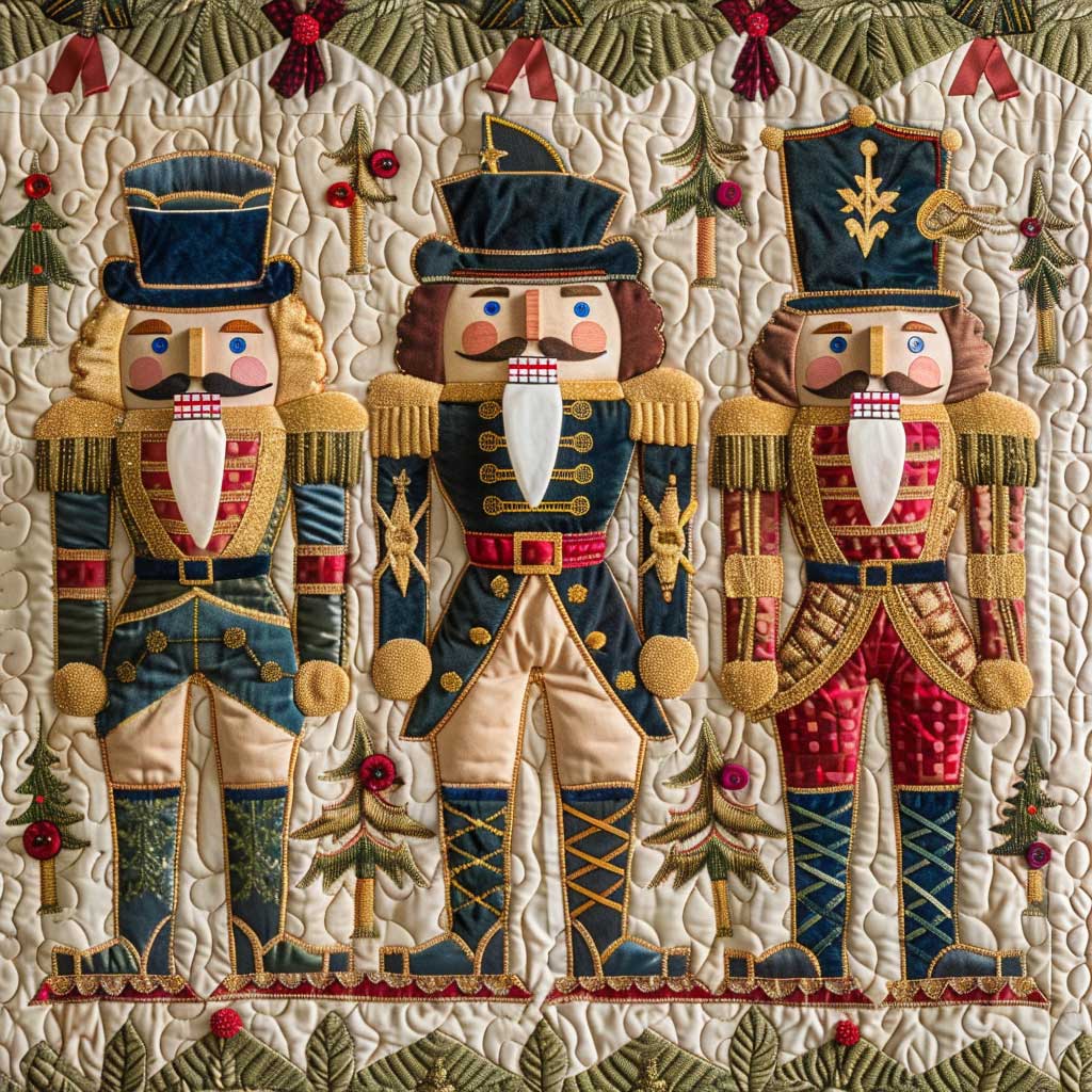 Holiday Nutcrackers XR1508035CL Quilt