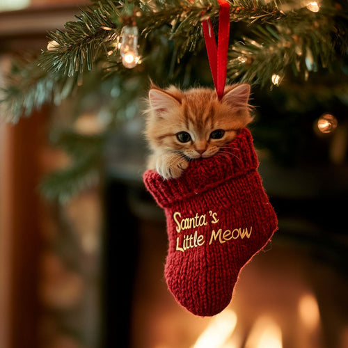 Holly Paws WJ2411112CL Christmas Ornament