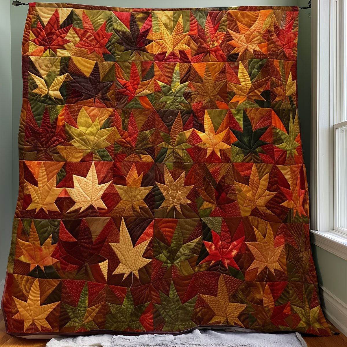 Autumn Leaves WO1508030CL Quilt