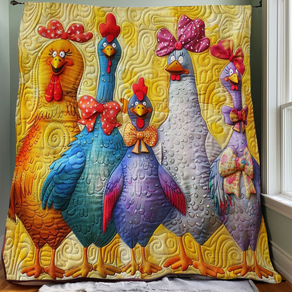 Funny Chickens WO1408030CL Quilt